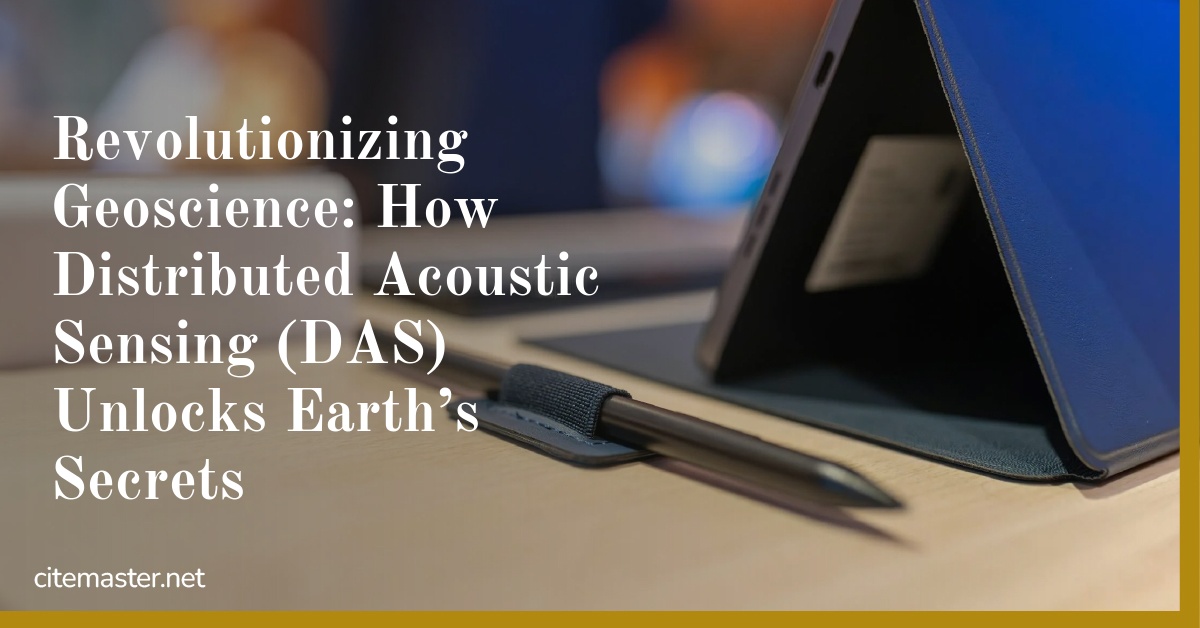 Revolutionizing Geoscience: How Distributed Acoustic Sensing (DAS) Unlocks Earth’s Secrets